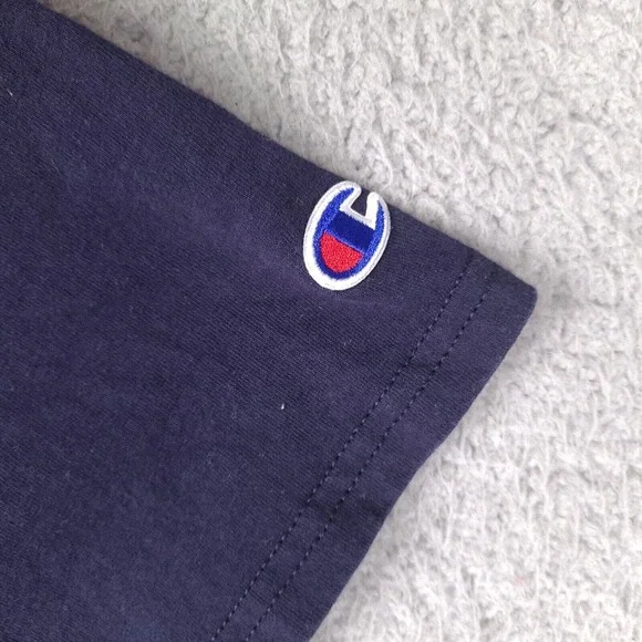 Oakwood University T-Shirt Adult Small Blue Champion‎ Short Sleeve Cotton - Picture 3 of 11